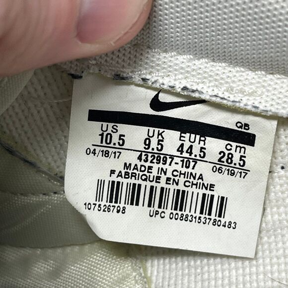 Nike Killshot 2 Leather Midnight Navy Beige Gum Shoes Mens Size 10.5 432997-107 - Picture 8 of 8